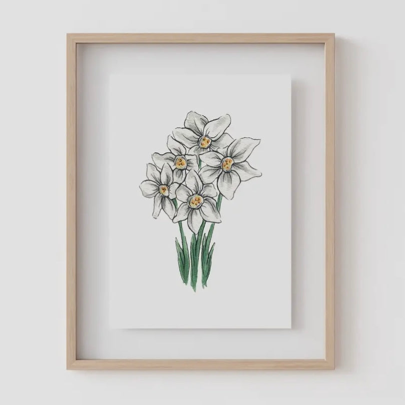 Birth Flower Prints by Caroline Ann