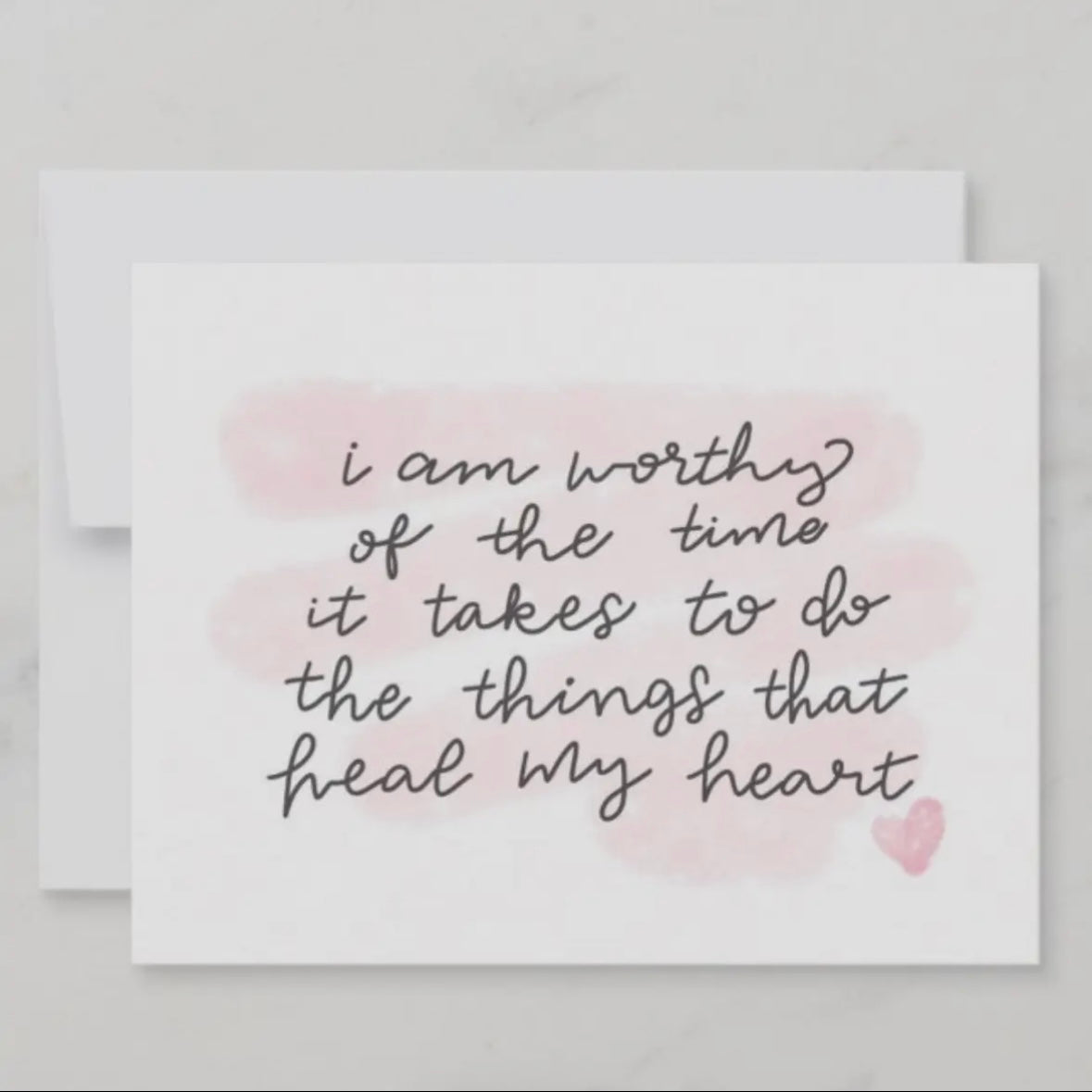 ‘I am worthy’ Card