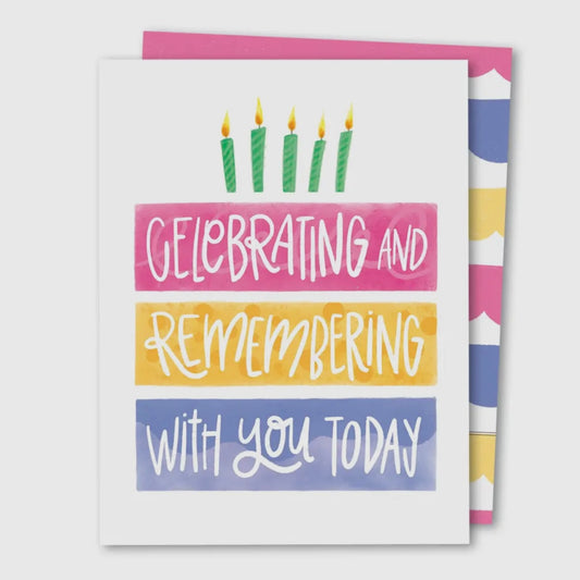 ‘Celebrating With You’ Card