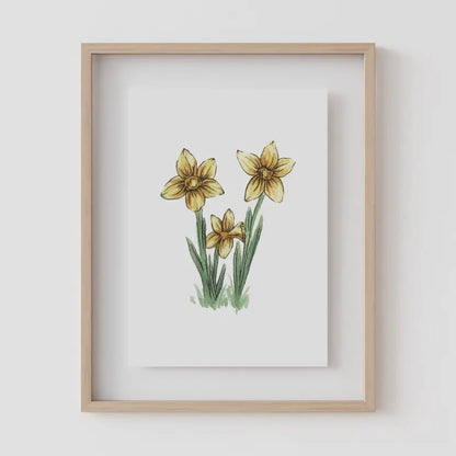 Birth Flower Prints by Caroline Ann