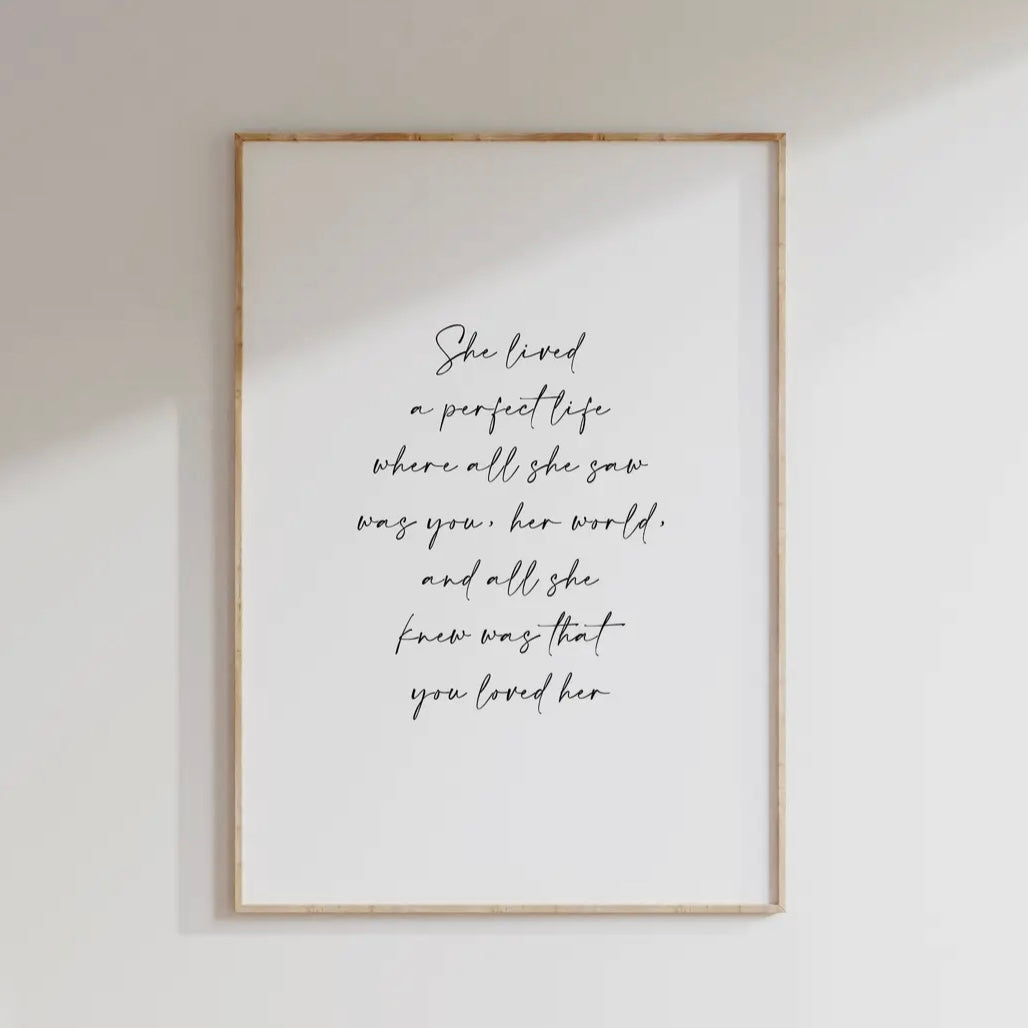 Memorial Keepsake Print