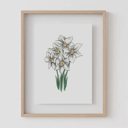 Birth Flower Prints by Caroline Ann