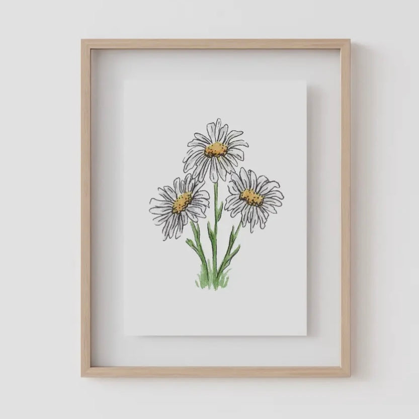 Birth Flower Prints by Caroline Ann
