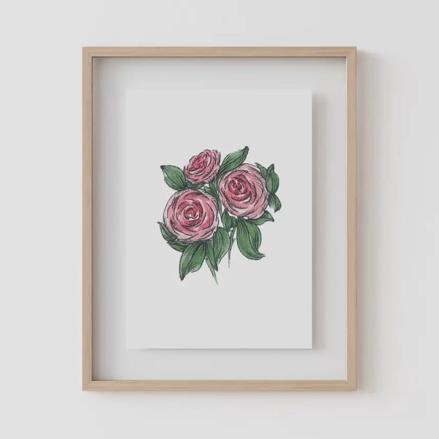Birth Flower Prints by Caroline Ann