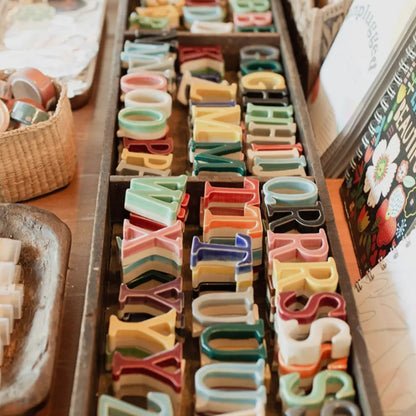 Ceramic Letters A-L
