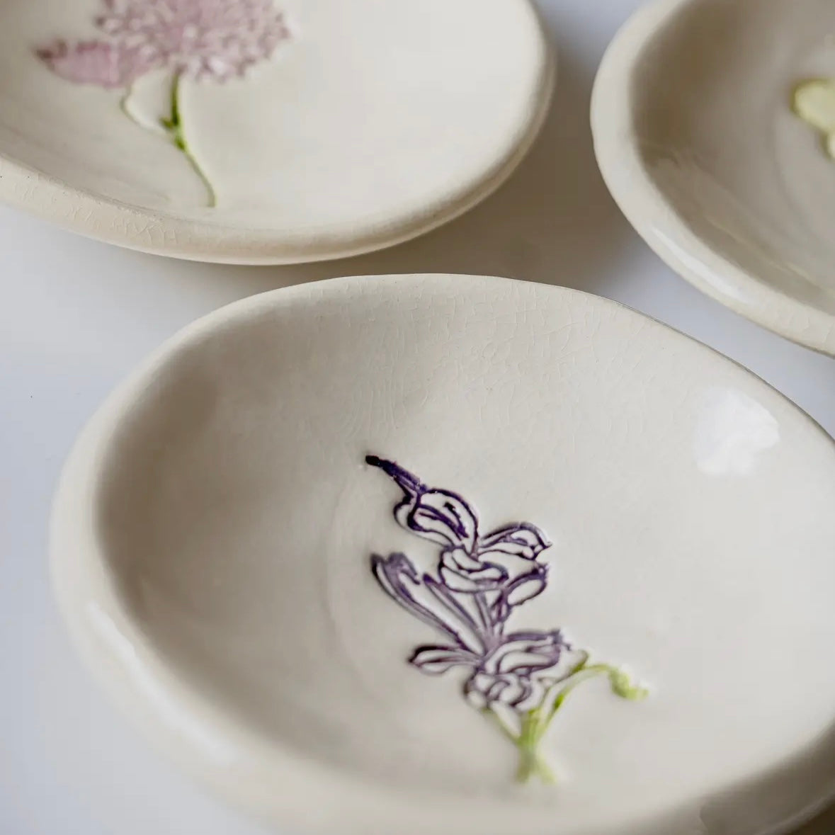 Birth Flower Ring Dish