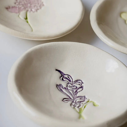 Birth Flower Ring Dish