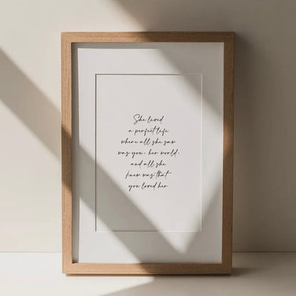 Memorial Keepsake Print