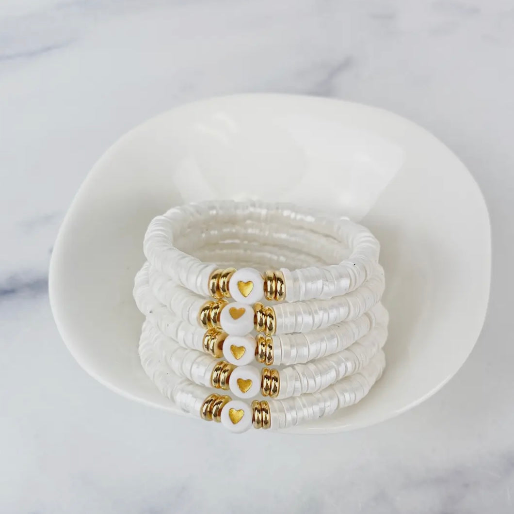 Pearl Heart Bracelet