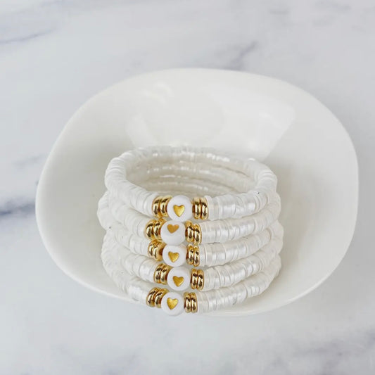Pearl Heart Bracelet