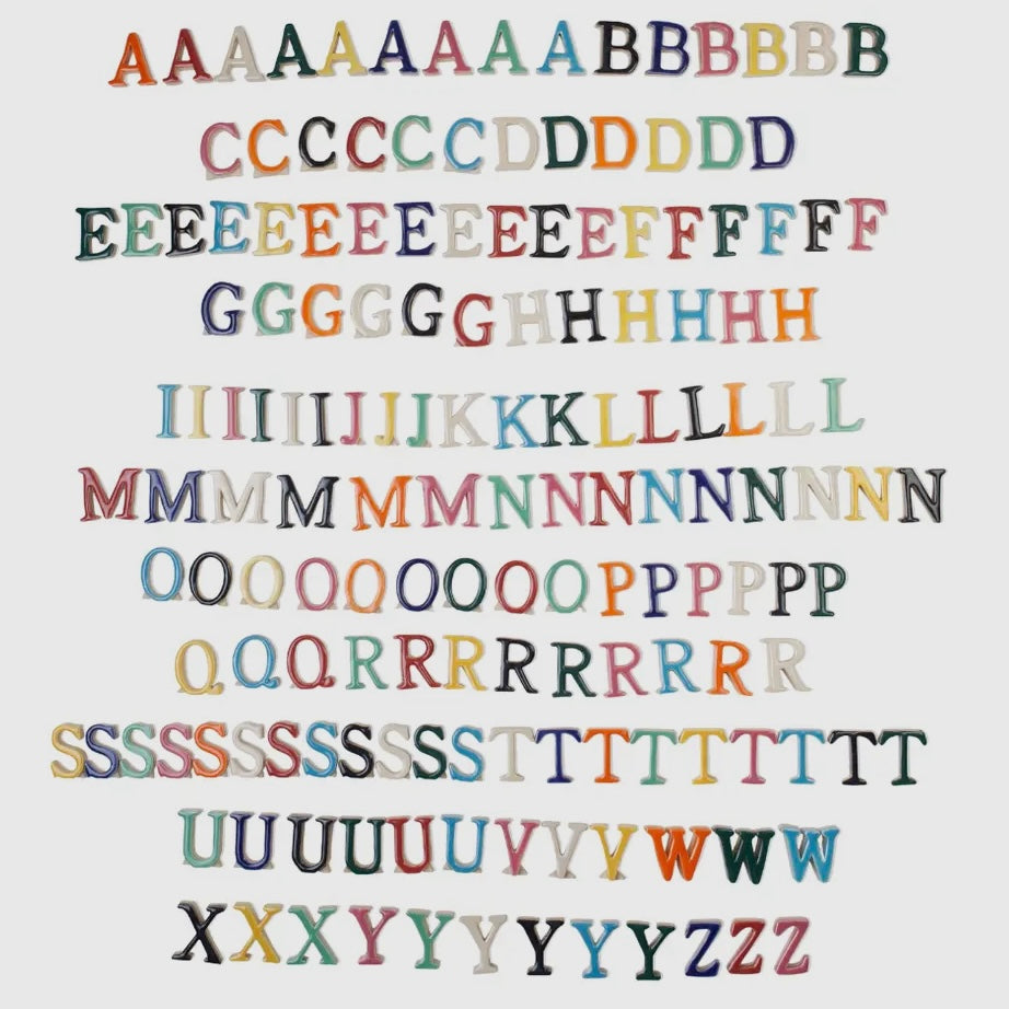 Ceramic Letters A-L