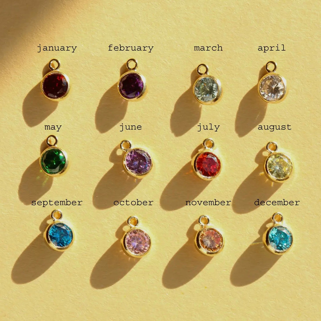 Birthstone Charm Add-ons