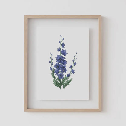 Birth Flower Prints by Caroline Ann