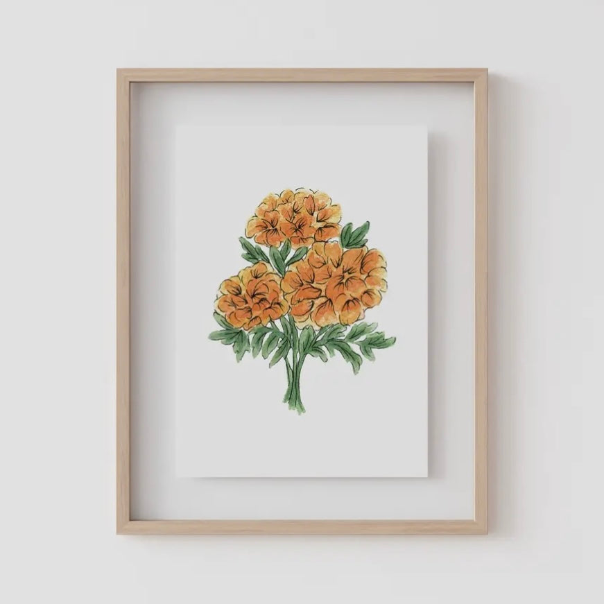 Birth Flower Prints by Caroline Ann